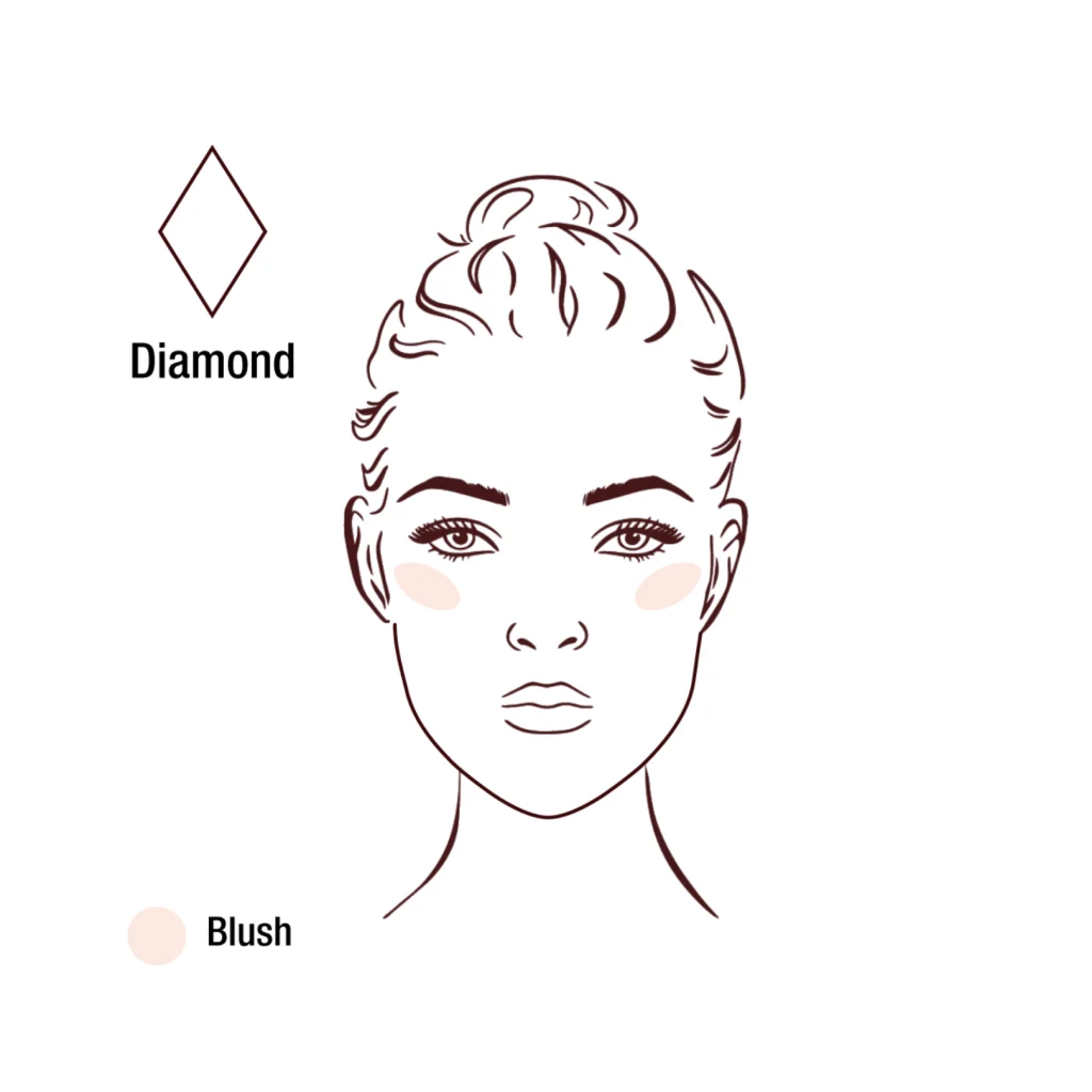 blush viso diamante