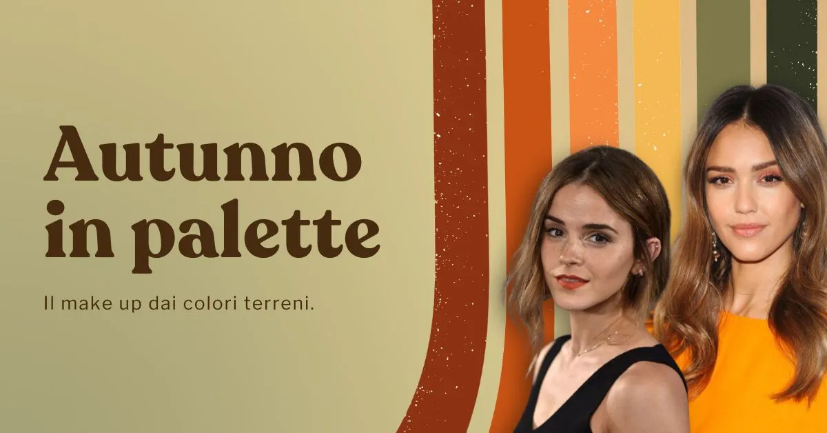 utunno in palette. Il make up dei colori terreni.