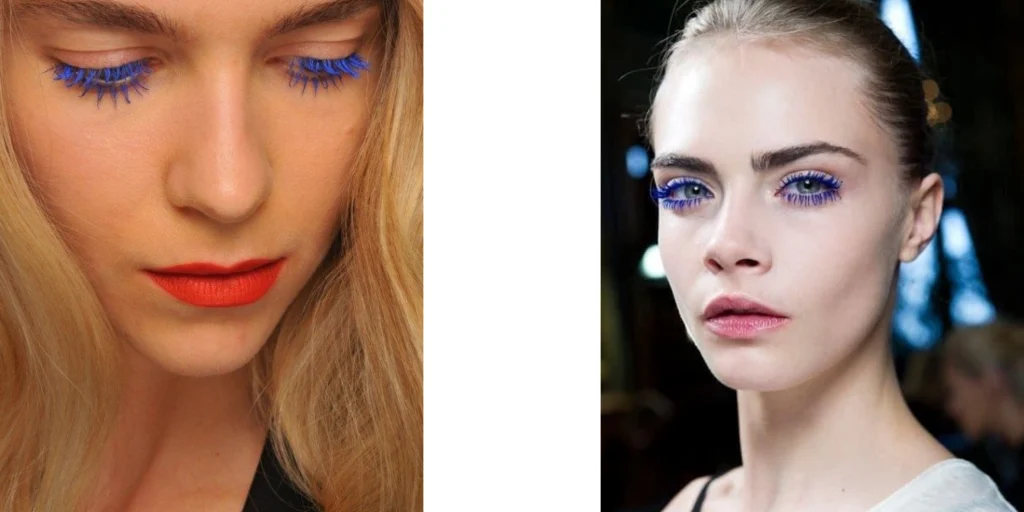 mascara blu tendenza make-up