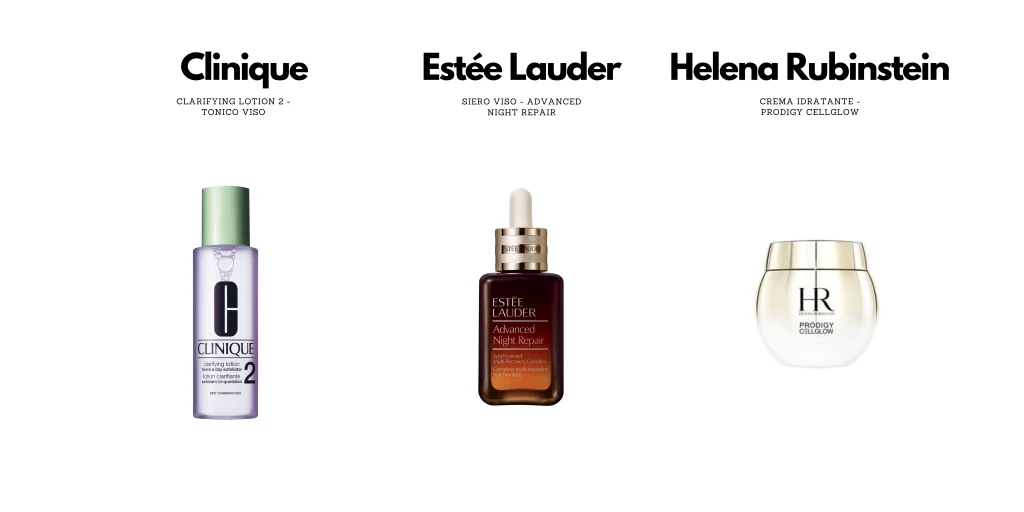 skincare-prodotti-clinique-collistar-esteelauder-helena-rubinstein-tonico-siero